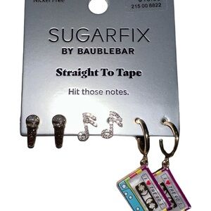 Sugarfix by BaubleBar Music Earrings Set